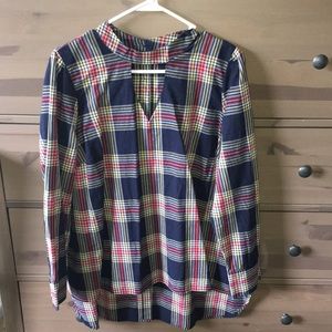 Women’s Plaid Blouse